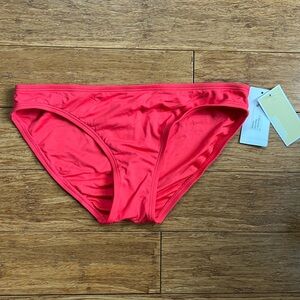 NEW MICHAEL Michael KORS Coral Pink Swim full coverage bottoms sz S